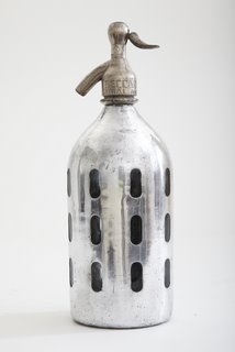 Classic Metal Vintage Seltzer Bottle