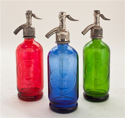 Collection VI Vintage Half Liter Seltzer Bottles