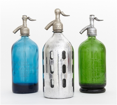 Collection IX Vintage Seltzer Bottles